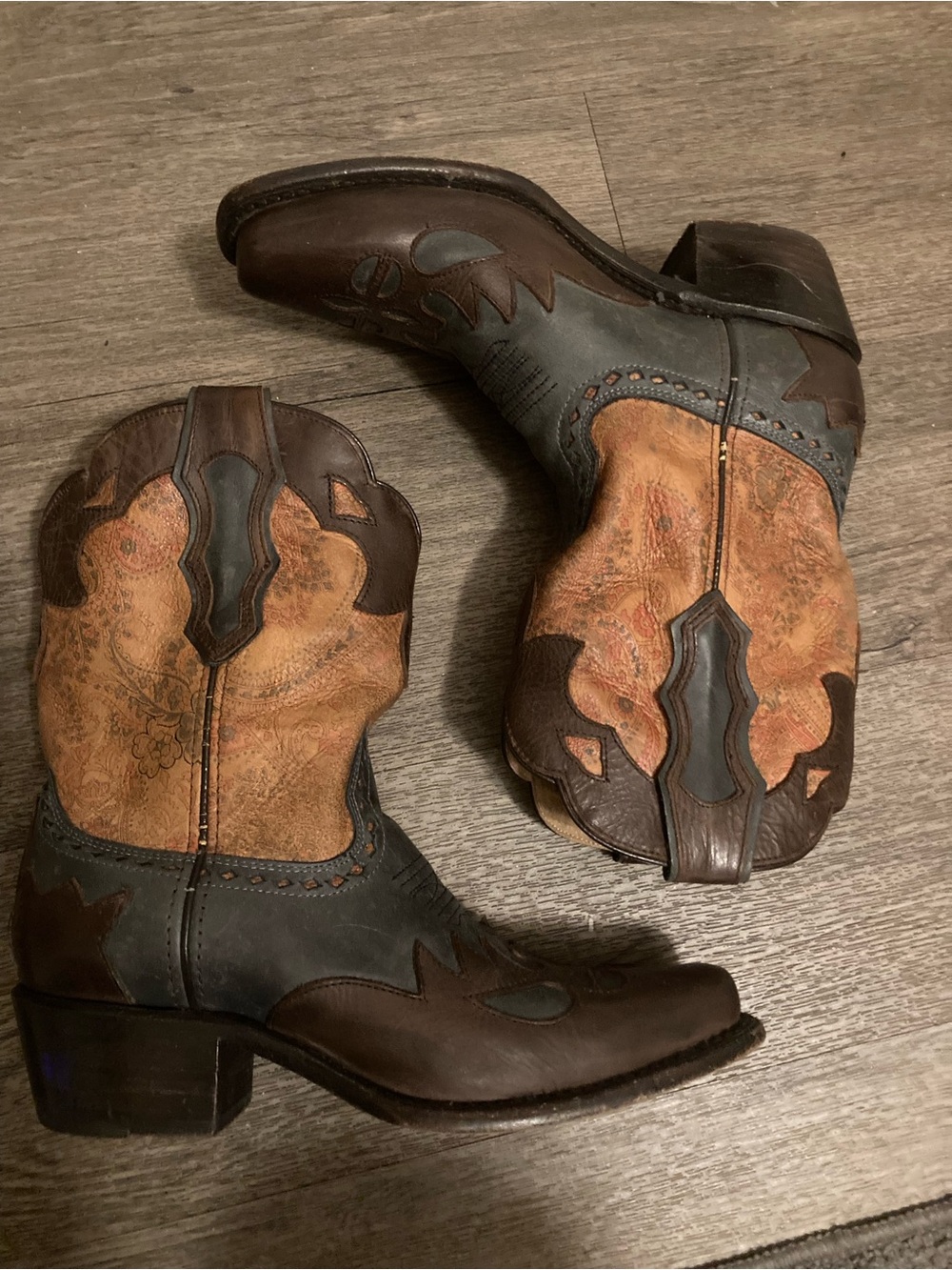 Sonora “Jessi” paisley western boots